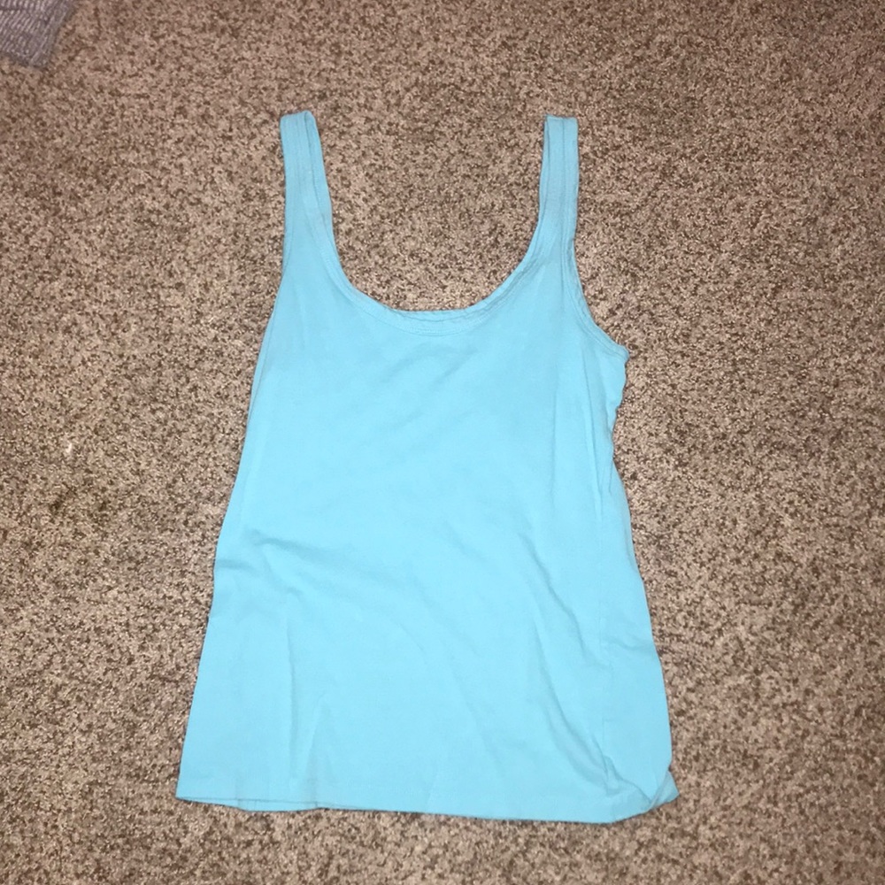 Blue tank top